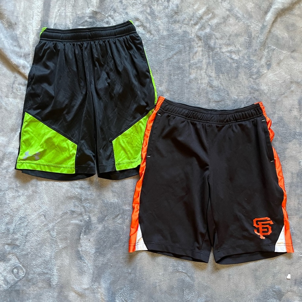 Boys Large / Youth Medium Athletic Shorts Bundle SF San Francisco Giants